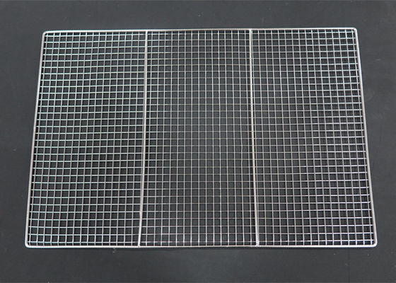 Opnieuw te gebruiken 304 316 Roestvrij staaldraad Mesh Tray Custom Size