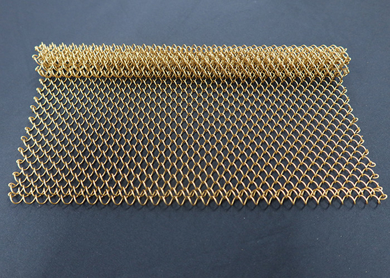 1.2mm de Rolgordijn van Metaalmesh drapery decorative wire mesh voor Gordijn