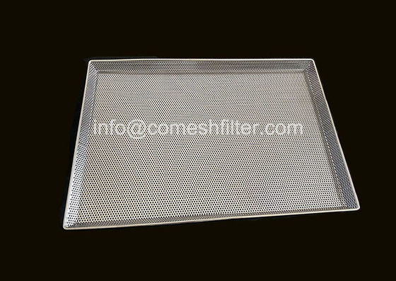 Goede prijs. Duurzame Rechthoek Antirust Ss Draad Mesh Tray For Industrial Application online