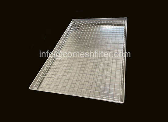 Aangepast Oppoetsend Oppervlakte Geperforeerd Staal Tray Waterproof 400x600mm