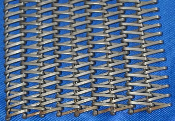 Metalen draadnetten roestvrij vervoerband Aisi 430 voor het gluren van ovenglas