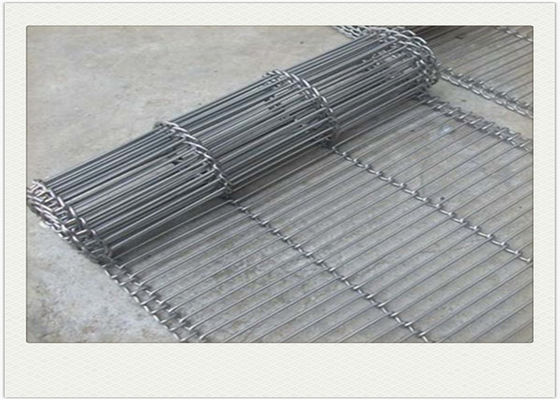 Van de de Transportbandladder van het draadnetwerk Vlak Flex pvc met een laag bedekt de draadmateriaal