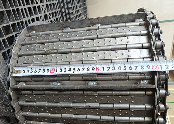 CNC-voorhangsel van staal geperforeerd transportband van staal scharnierband van splinterband