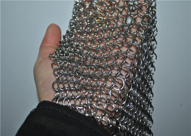 Goede prijs. De vierkante Gaszuiveraar van Roestvrij staalchainmail met Niet-toxische, Gietijzerreinigingsmachine online