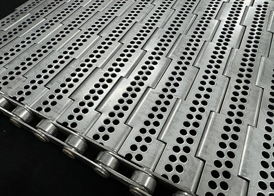 Goede prijs. Warmtebestendige roestvrijstalen ketenverbindingsplaat vervoerband voor bulkmateriaal online