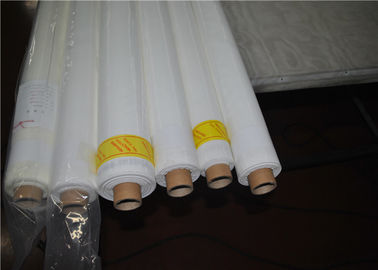 Goede Stabiliteitspolyester Trek het Vastbouten Doek met Monofilament Garen Duidelijk Weefsel