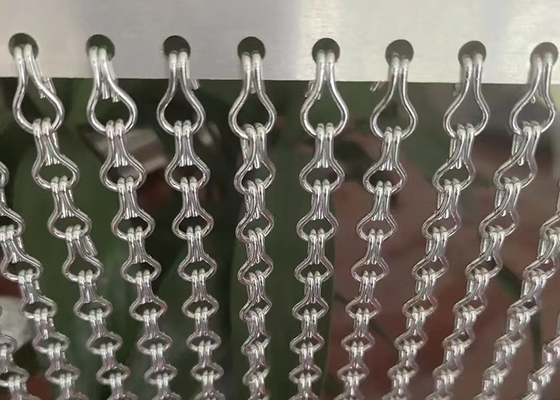 Goede prijs. Lichtgewicht Kleurrijk Aluminium Dubbele Haak Vliegscherm Mesh Gordijn Voor Ruimte Divider online