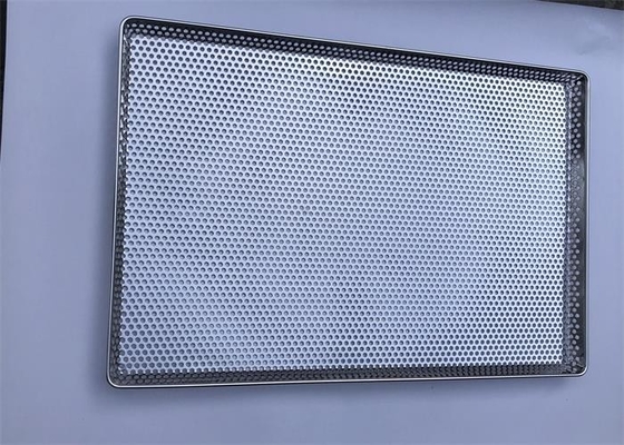 Goede prijs. Gepersonaliseerde grootte Voedselkwaliteit Drogen Geperforeerde bakplaat Roestvrij staal Voor oven online