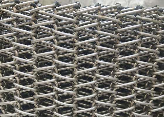 Goede prijs. Vlekvrye staal Balance Weave Wire Mesh Conveyor Belt Hoge werktemperatuur online