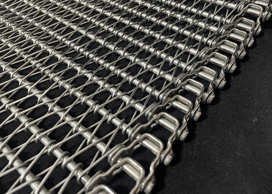 Goede prijs. Fabrikant Vlekkeloos staal Flexible Rod Metal Spiral Conveyor Belt online