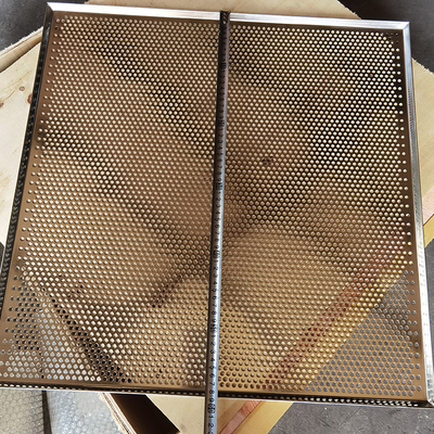 Goede prijs. Persoonlijke maat 304 roestvrij staal geperforeerd metalen gaas platte platenbakken voor ovenbakken online