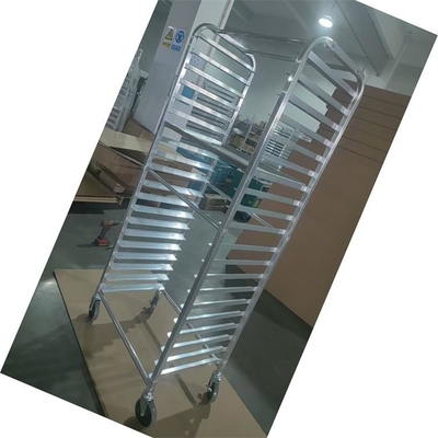 Bakkerij koelrek bakplaat Koelrek van aluminium legering Bakkerijkar voor bakken met wielen