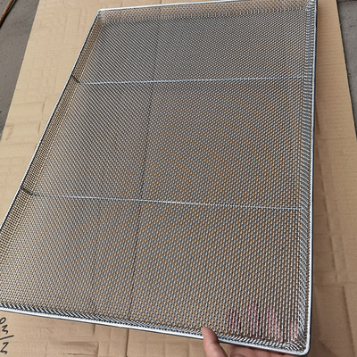 Goede prijs. Duurzaam 660 mm x 450 mm roestvrij staal 304 gaasbak voor bakken Drogen koelen Voedselindustrie online