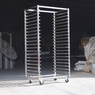Gepersonaliseerde grootte roestvrij staal rek trolley voor drogen en bakken