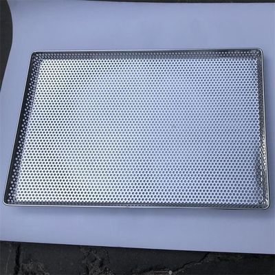 Gepersonaliseerde metalen dehydratorbakken geperforeerd Duurzaam roestvrij staal Metalen geperforeerde bakbakkenbakken