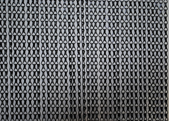 Dubbele haak metalen gaasgordijn / Aluminium kettinggordijn / Kettingvliegenscherm