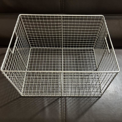 Goede prijs. Aangepaste speciale draadmesh metalen opbergmand Roestvrij staal 304 Opslagplaatsen Groothandel metalen gaasmand online