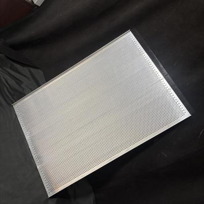 Goede prijs. Aangepaste rechthoekige aluminium bakplaat Pan rechts hoek aluminium broodkoekjes bakplaat online
