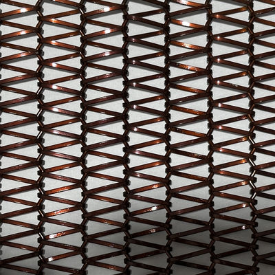 Architectural Decorative Spiral Wires Stainless Steel Chain Link Conveyor Belt Mesh