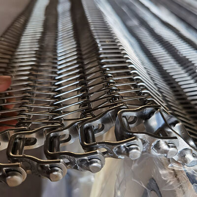 Goede prijs. Aanpassing maat 304 roestvrij staal spiraalrooster draadnet transportband voor koeling brood online