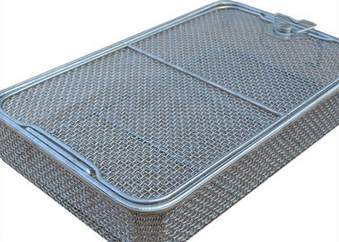 Goede prijs. 304 van de het Netwerk Medische Desinfectie van de roestvrij staaldraad Mand 40cm x 25cm x 7cm Grootte online