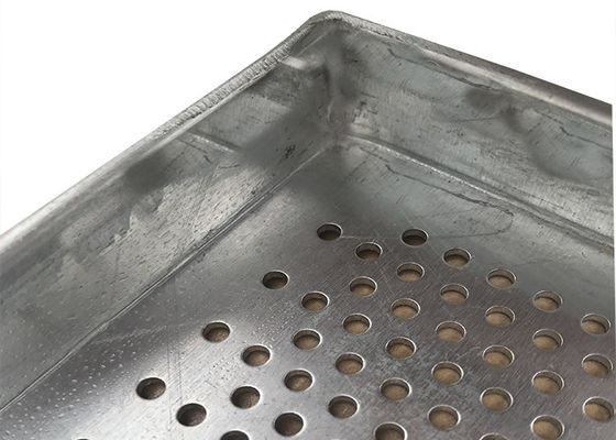 Metaal Geperforeerd het Netwerkdienblad van de Aluminiumdraad voor Voedselindustrie, 600X400-Grootte