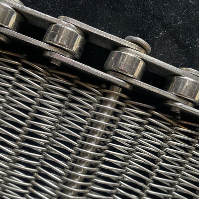 Goede prijs. Voedselkwaliteit Hoge Temperatuur Metaal Koolstof Gaas Spoelrooster Oven Ketting Schakel Weefsel Spiraal Transportband Roestvrij Staal Draadband online