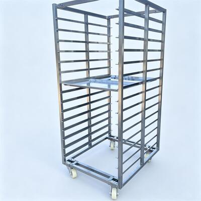 Commerciële Keuken 15 16 20 30 Tier Gelast Roestvrij Staal 304 Bakken Droogrek Trolley Voor Voedsel Voor Huisdieren