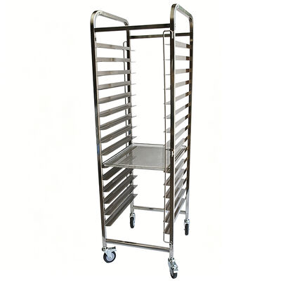 Commerciële Keuken Sus 304 316 Roestvrij staal Aluminium 600 X 400 roterende Oven Halve bakkerij brood Koeling rek karretje halve bakkerij trolley