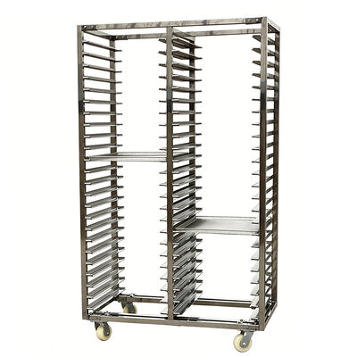 Industrial Professional bakery bread Rolling Cooling rotary Oven Stainless Steel multi layer Pan Bun Tray rack trolley cart