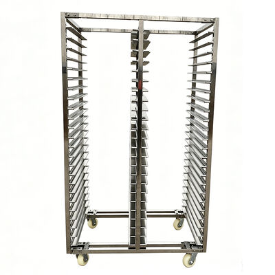 Aangepaste commerciële keuken 30 32-laags roestvrij staal sus 304 sus 316 cake brood half industriële bakkerij koelwagen lade rack trolley