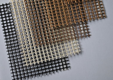 Goede prijs. 2x2.5mm Witte Bruine Zwarte Ptfe Mesh Conveyor Belt For Food Transportband online