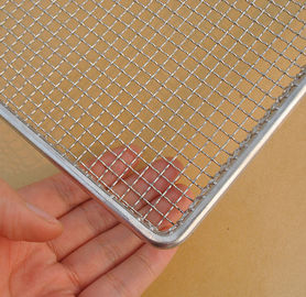 Goede prijs. Geweven het netwerkmand van de draadgrill voor de plaatroestvrij staal 304 van het holdingsglas online