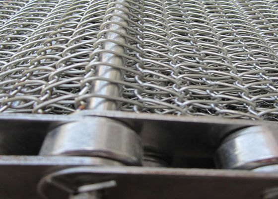 De hitte krimpt van de het Roestvrije staalaardappel van het Tunnelvoedsel Zwaar de Draadmetaal Mesh Conveyor Belt, koolstofstaal 304 316