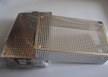 Goede prijs. 40x30x5cm het Geperforeerde het Netwerkmand van de Metaaldraad Medische Desinfecteren online