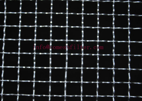 304 316 Overzees Rang Geplooid Netwerk 1.2mm 1.5mm Draaddiameter met 10mm Gatengrootte
