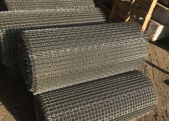 De voedselrang plooide Geweven Draadnetwerk 304 Roestvrij staalbbq Netto Grill