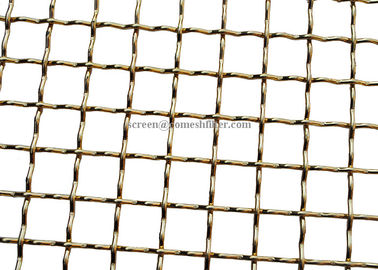 Goede prijs. De geplooide Opening van het de Draadnetwerk van het Messings Rode Koper Decoratieve Geweven van 1 Micron aan 5cm online