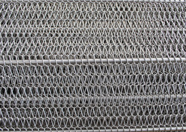 Goede prijs. De bevriezende Rang van het Vissenvoedsel beweegt 2.0mm Ketting Gedreven Transportband spiraalsgewijs online
