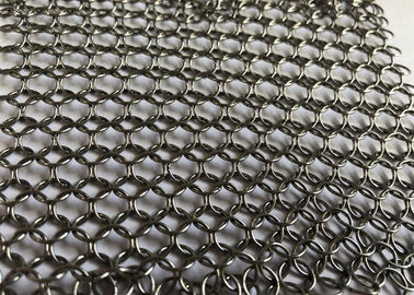 Goede prijs. Veiligheidschainmail Gelaste Ring 0.8mm het Netwerk van de Roestvrij staaldraad online