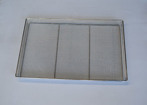 Het bakken van Dienende Drogende 40cm Draad Mesh Tray With Handle