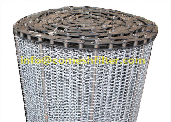 Goede prijs. Gegalvaniseerd Koolstofstaalmetaal op hoge temperatuur Mesh Conveyor Chain Driven Belt voor oven het houten drogen online