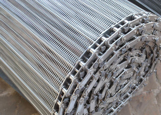 Goede prijs. Spiraalvormige Draad Mesh Conveyor Belt For Metal Mesh Dryer online