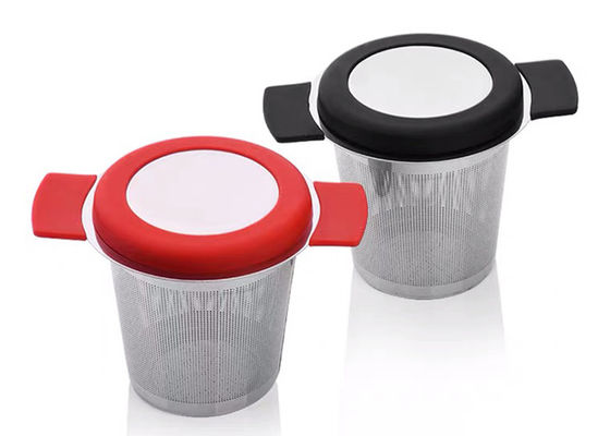 Sus430 behandelt het Silicone 100x65mm Extra Fijne Thee Infuser