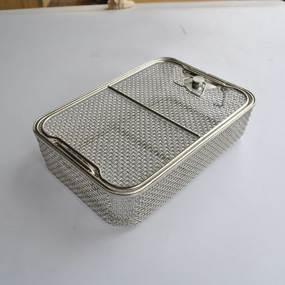 Goede prijs. Roestvrij staal Zilveren Draad Mesh Tray Sterilizing Corrosion Resistant online