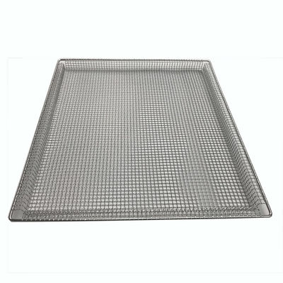Goede prijs. 304 Draad Mesh Tray van rang de Roestvrij staal Geplooide FDA online