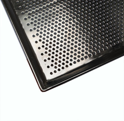 18x26 Voedsel 0.8mm van het duimbaksel Roestvrij staal Geperforeerde Pan
