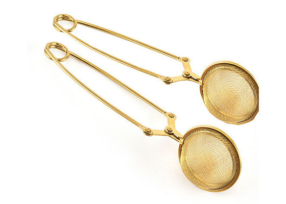 150x50mm Zilveren Gouden de Balzeef van de Roestvrij staalthee met Lang Handvat