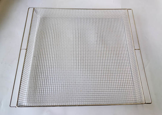 Oem Netwerk 2mm van de Barbecuegrill Roestvrij het Bakseldienblad van de Gaten18x26 Duim