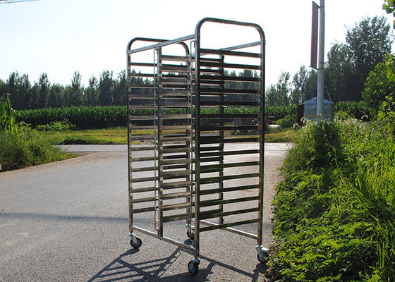Snel Voedsel 0.7mm Ss304-Bakkerijkarretje met Dienbladen